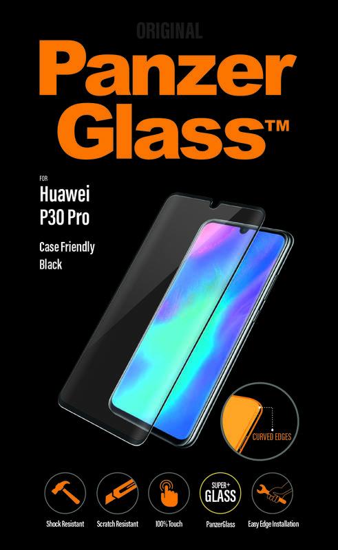 Ochranné sklo PanzerGlass Premium pro Huawei P30 Pro černé