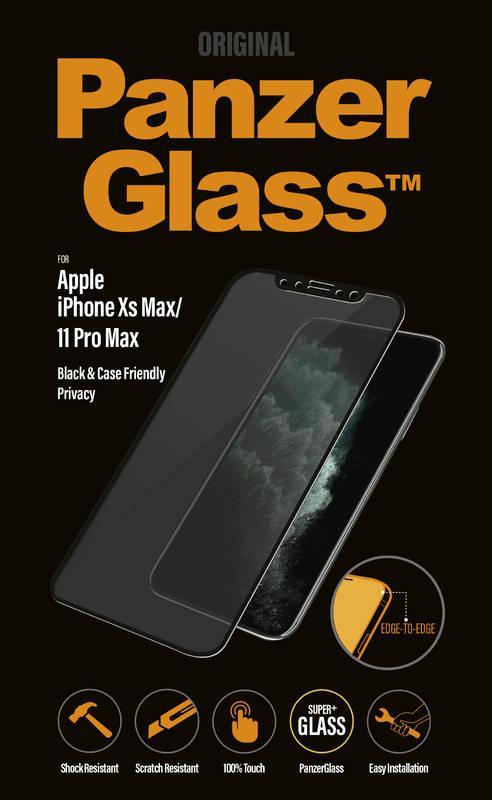 Ochranné sklo PanzerGlass Privacy pro Apple iPhone Xs Max 11 Pro Max černé, Ochranné, sklo, PanzerGlass, Privacy, pro, Apple, iPhone, Xs, Max, 11, Pro, Max, černé