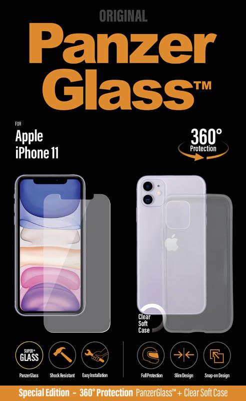 Ochranné sklo PanzerGlass pro Apple iPhone 11 kryt na mobil Clear Case průhledné