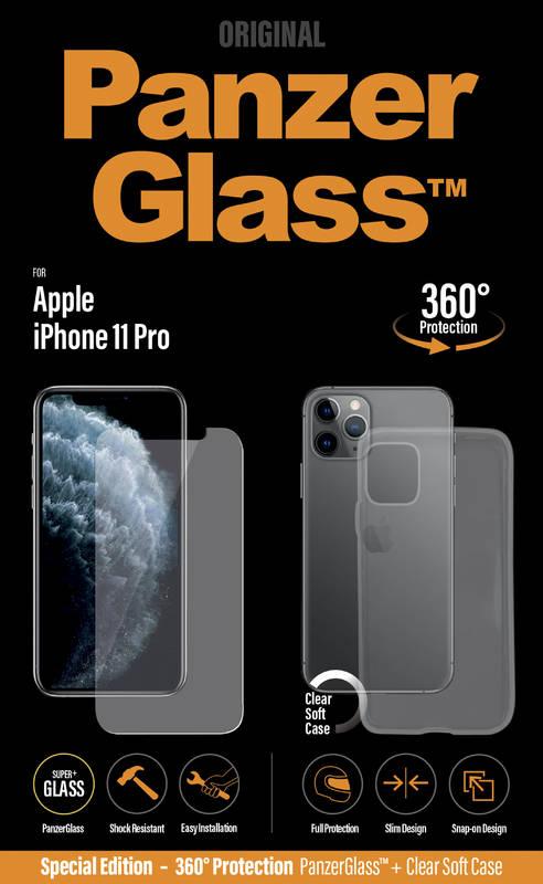 Ochranné sklo PanzerGlass pro Apple iPhone 11 Pro kryt na mobil Clear Case průhledné