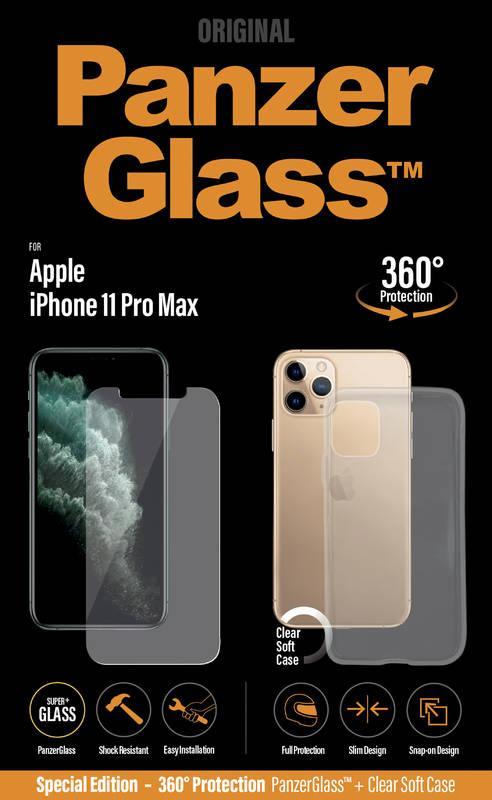 Ochranné sklo PanzerGlass pro Apple iPhone 11 Pro Max kryt na mobil Clear Case průhledné