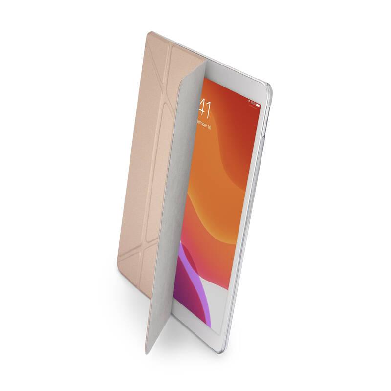 Pouzdro na tablet Pipetto Metalic Origami pro Apple iPad 10,2" růžové