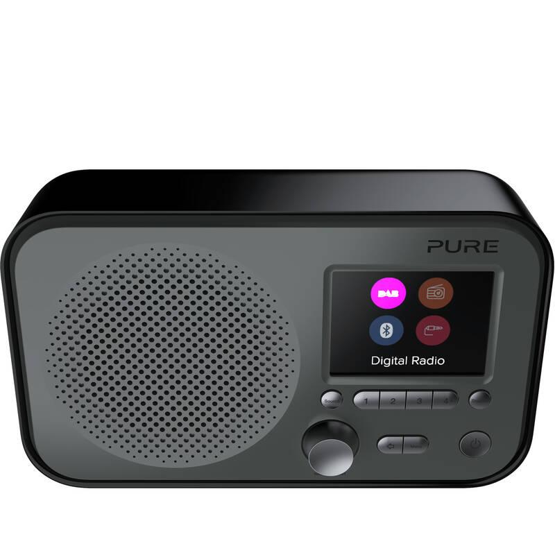 Radiopřijímač s DAB Pure Elan BT3 černý, Radiopřijímač, s, DAB, Pure, Elan, BT3, černý