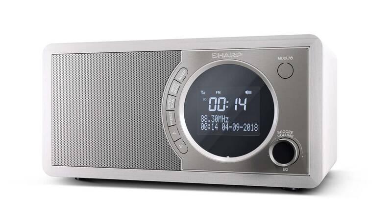 Radiopřijímač s DAB Sharp DR-450WH bílý