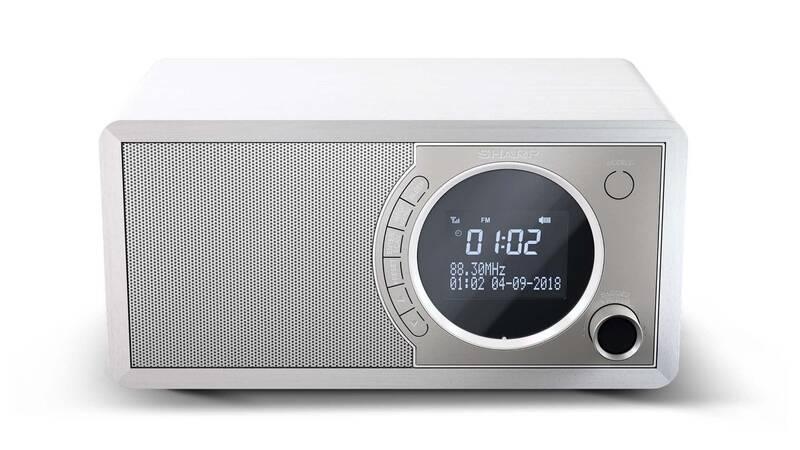 Radiopřijímač s DAB Sharp DR-450WH bílý
