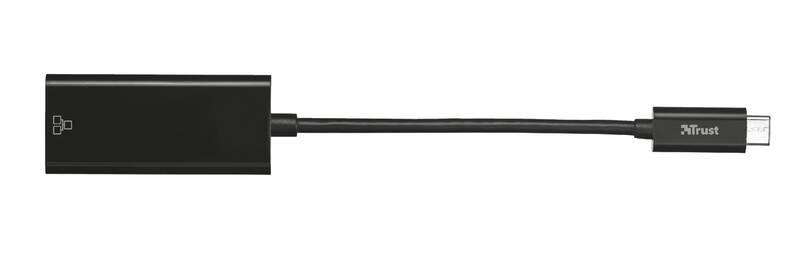 Redukce Trust USB-C RJ45 černá