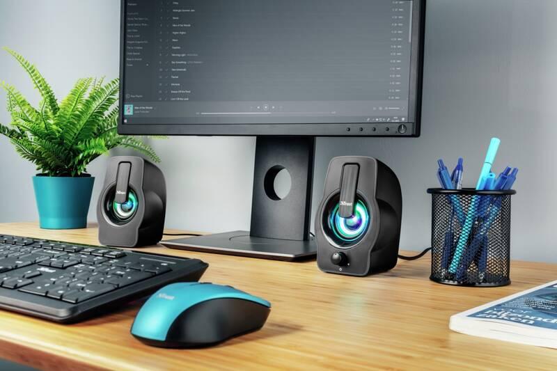 Reproduktory Trust Gemi RGB 2.0 černé