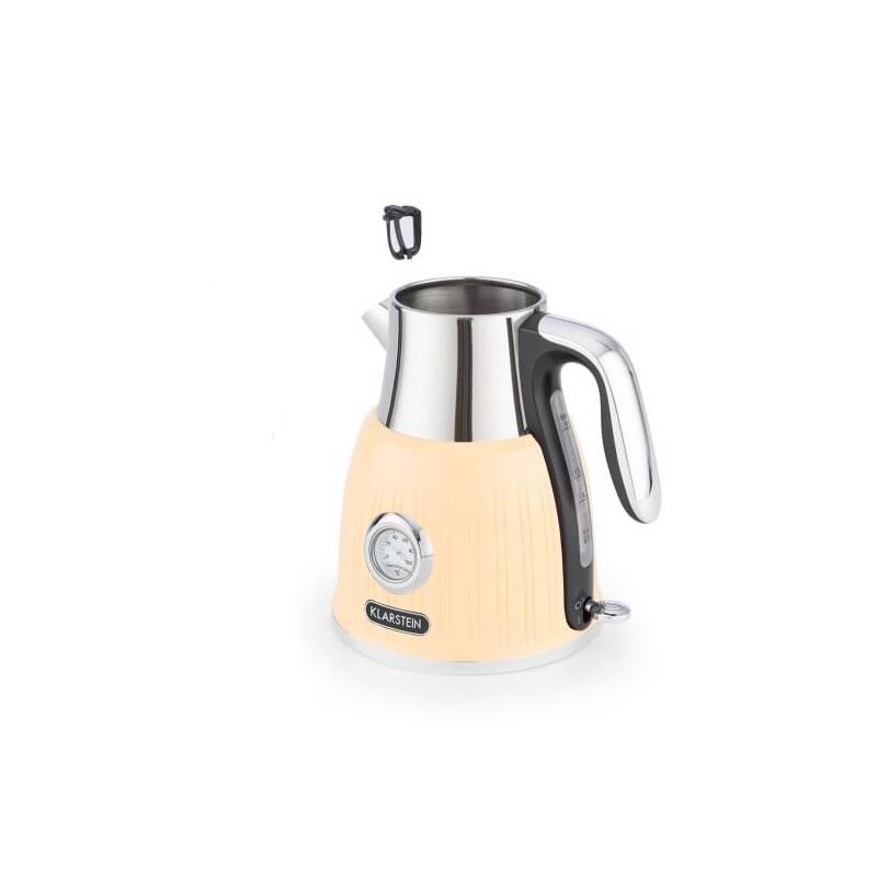 Rychlovarná konvice Klarstein Cancan krémová