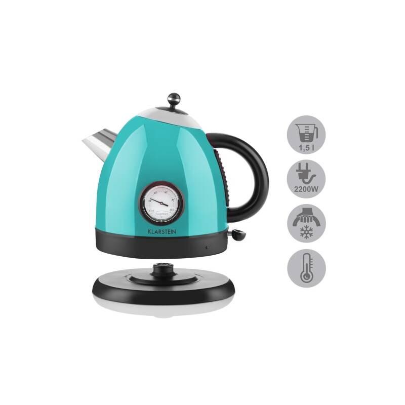 Rychlovarná konvice Klarstein TK7-Aquavita modrá