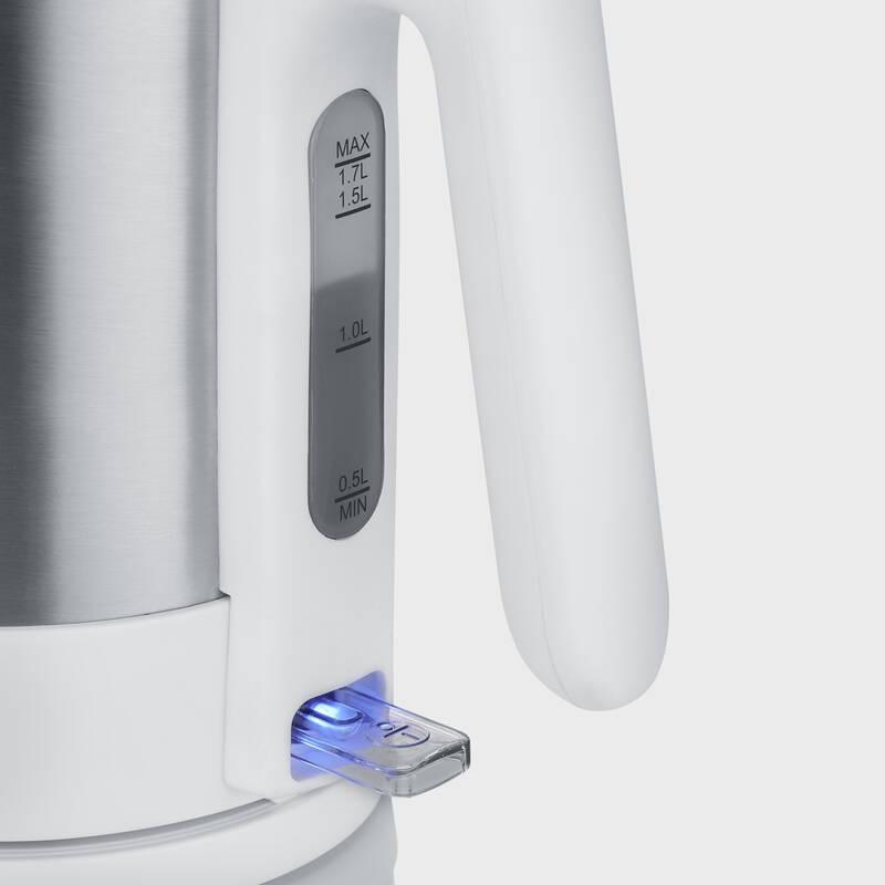 Rychlovarná konvice Severin WK 3419 bílá nerez