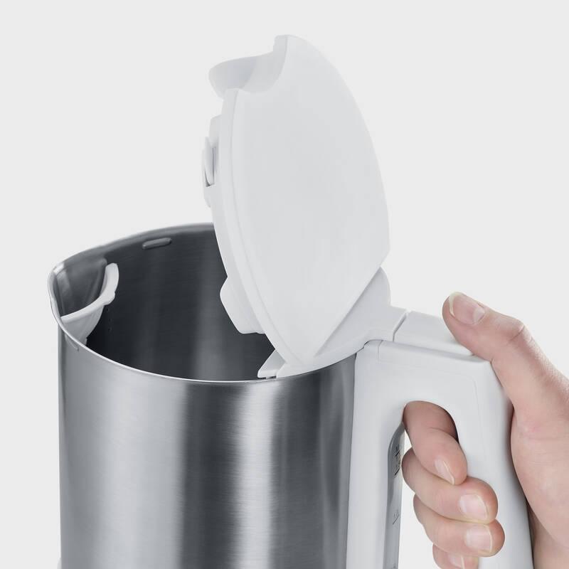 Rychlovarná konvice Severin WK 3419 bílá nerez