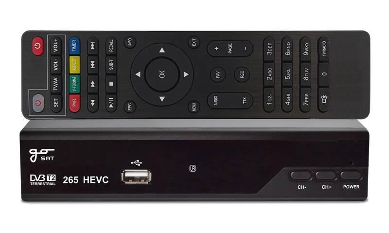 Set-top box GoSat GS220T2 černý