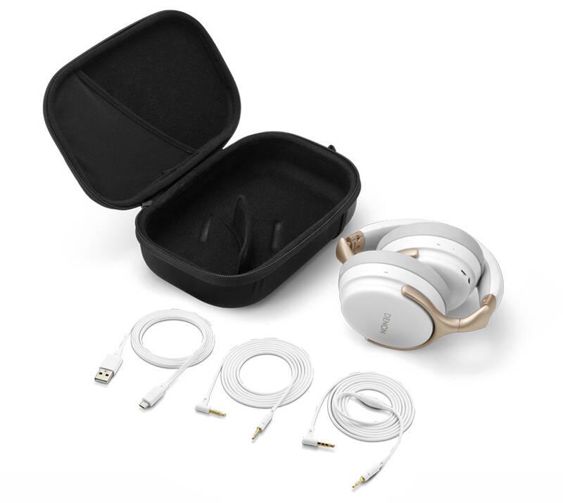 Sluchátka Denon AH-GC25W bílá