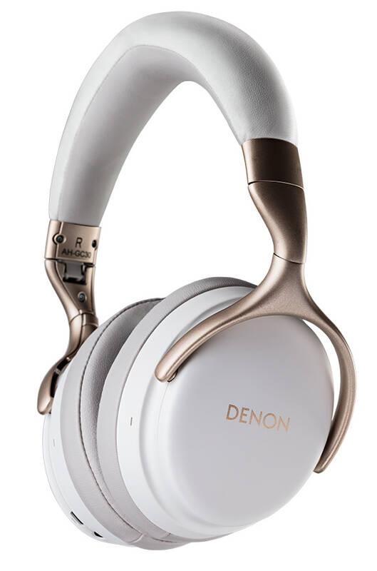 Sluchátka Denon AH-GC30 bílá
