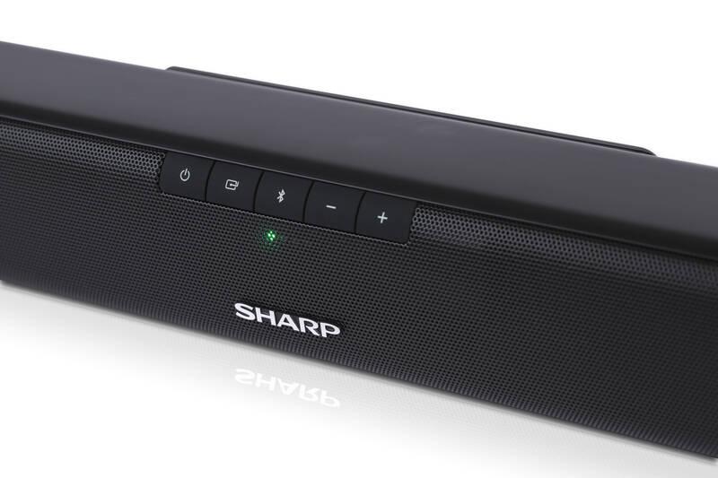 Soundbar Sharp HT-SBW110 černý stříbrný, Soundbar, Sharp, HT-SBW110, černý, stříbrný