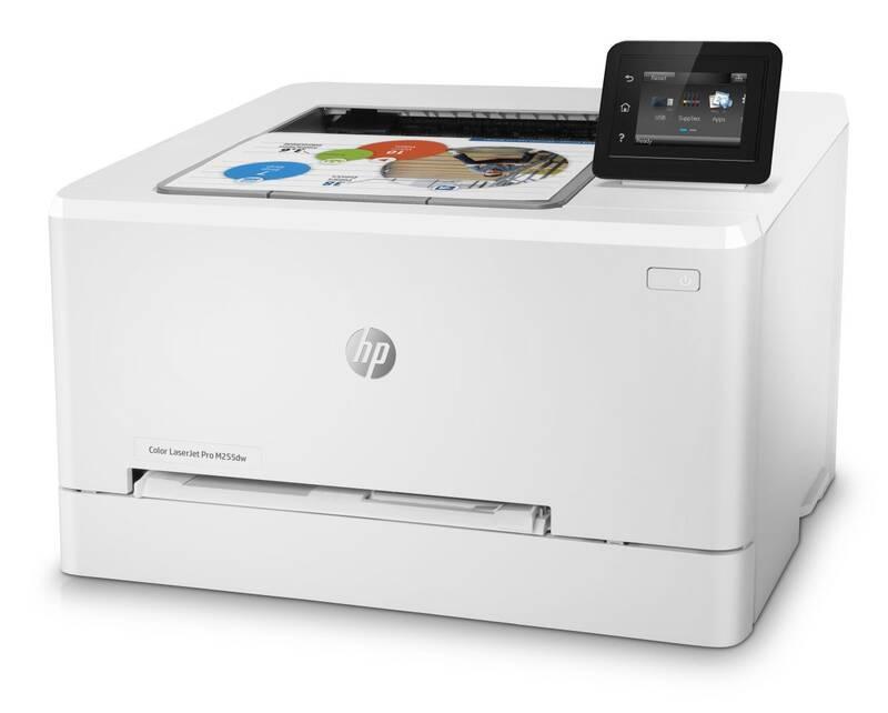 Tiskárna laserová HP Color LaserJet Pro M255dw bílý