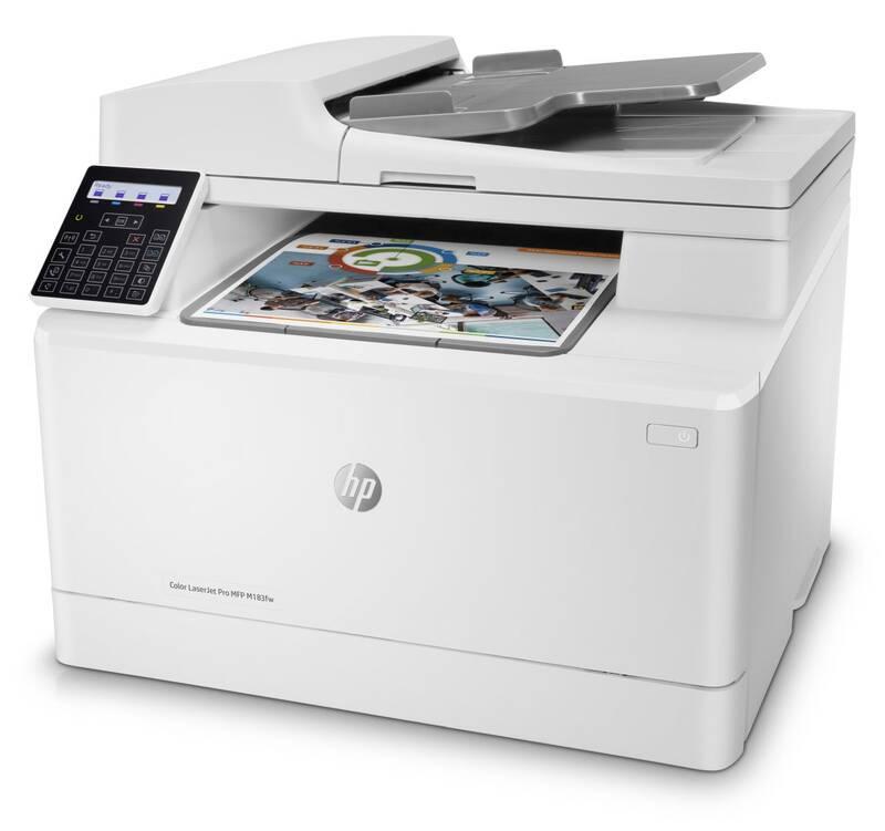 Tiskárna multifunkční HP Color LaserJet Pro MFP M183fw bílý
