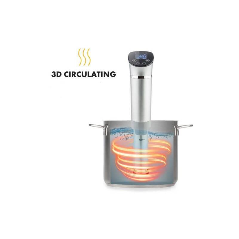 Vařič Sous-vide Klarstein QuickStick Flex stříbrný