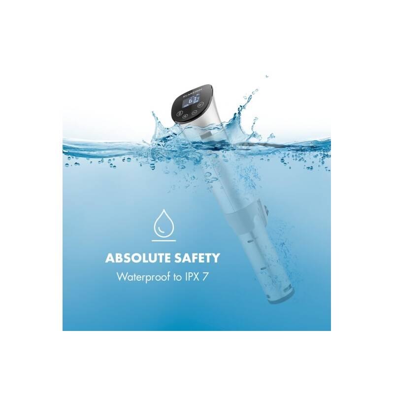 Vařič Sous-vide Klarstein QuickStick Flex stříbrný