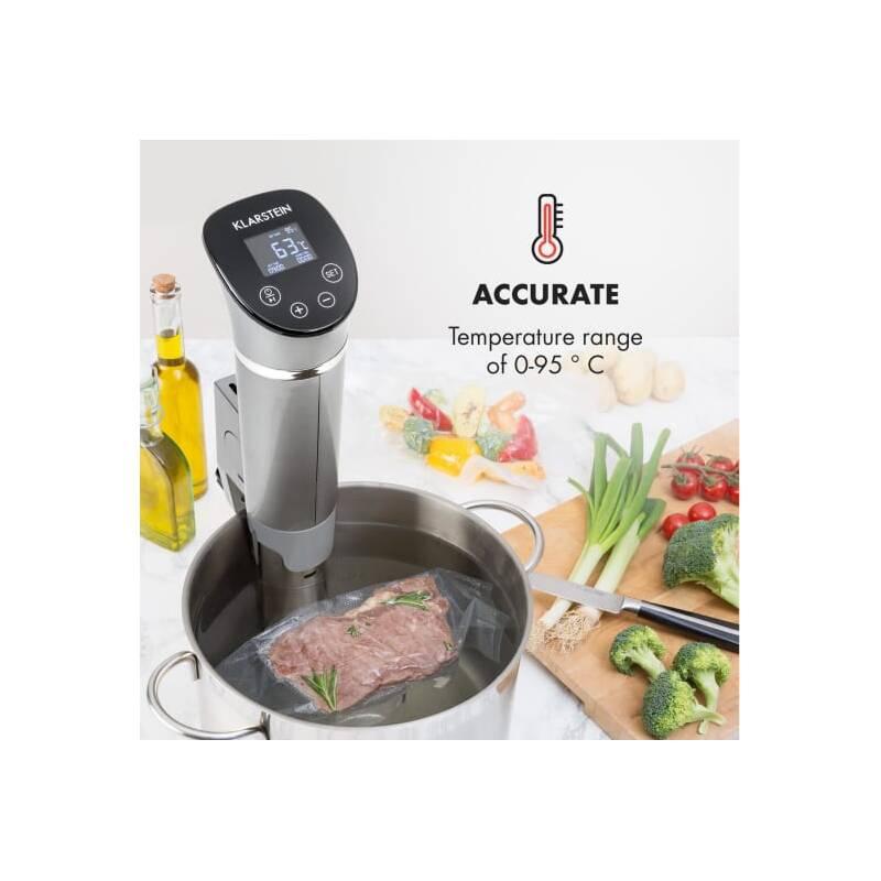Vařič Sous-vide Klarstein QuickStick Flex stříbrný