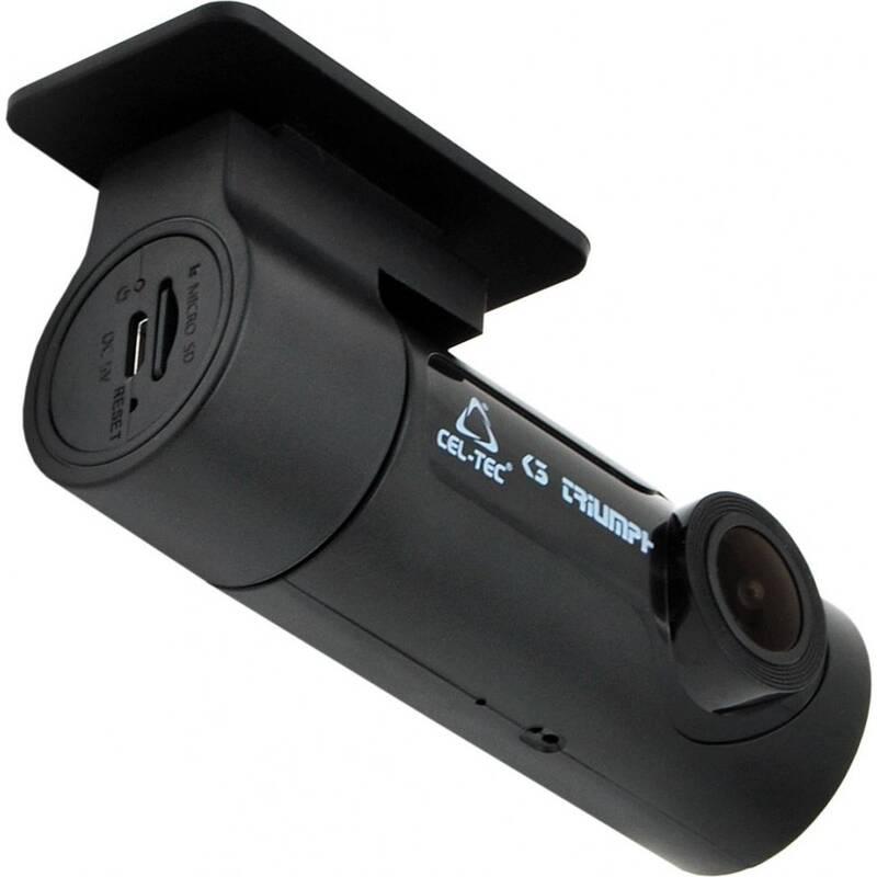 Autokamera CEL-TEC K3 Triumph Wi-Fi černá, Autokamera, CEL-TEC, K3, Triumph, Wi-Fi, černá