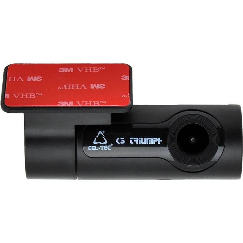 Autokamera CEL-TEC K3 Triumph Wi-Fi černá