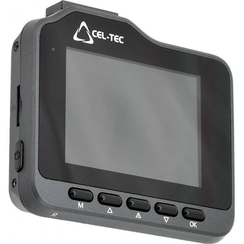 Autokamera CEL-TEC K4 Dual GPS šedá