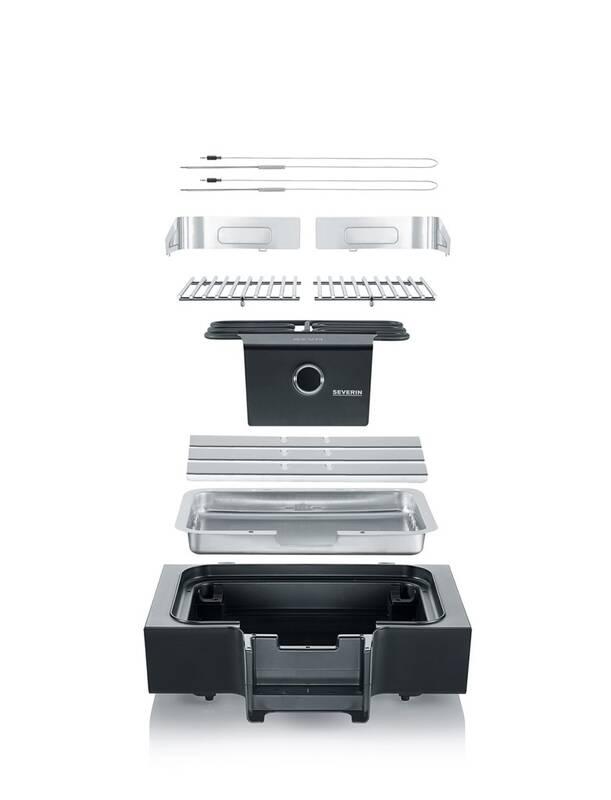 Gril Severin SEVO PG 8107 černý stříbrný