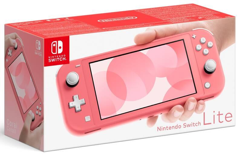 Herní konzole Nintendo Switch Lite růžová, Herní, konzole, Nintendo, Switch, Lite, růžová