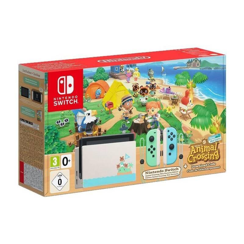 Herní konzole Nintendo Switch s Joy-Con v2 - Animal Crossing bundle