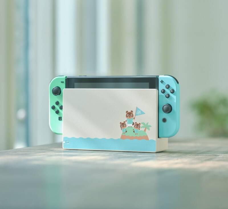 Herní konzole Nintendo Switch s Joy-Con v2 - Animal Crossing bundle