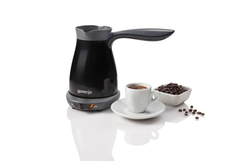Kávovar pro tureckou kávu Gorenje TCM330B černý, Kávovar, pro, tureckou, kávu, Gorenje, TCM330B, černý