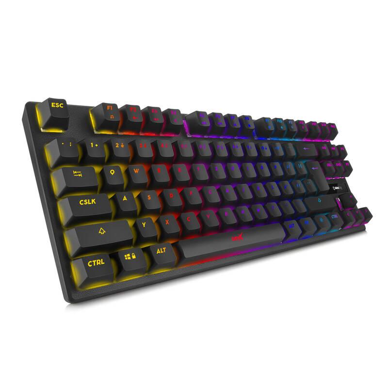 Klávesnice Niceboy ORYX K300X, CZ layout černá