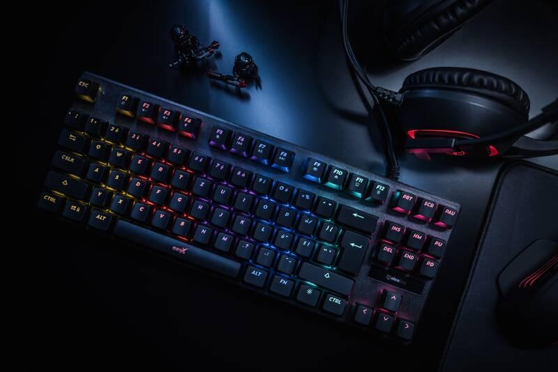 Klávesnice Niceboy ORYX K300X, CZ layout černá