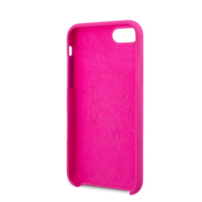 Kryt na mobil Karl Lagerfeld Iconic pro Apple iPhone 8 SE2 růžový