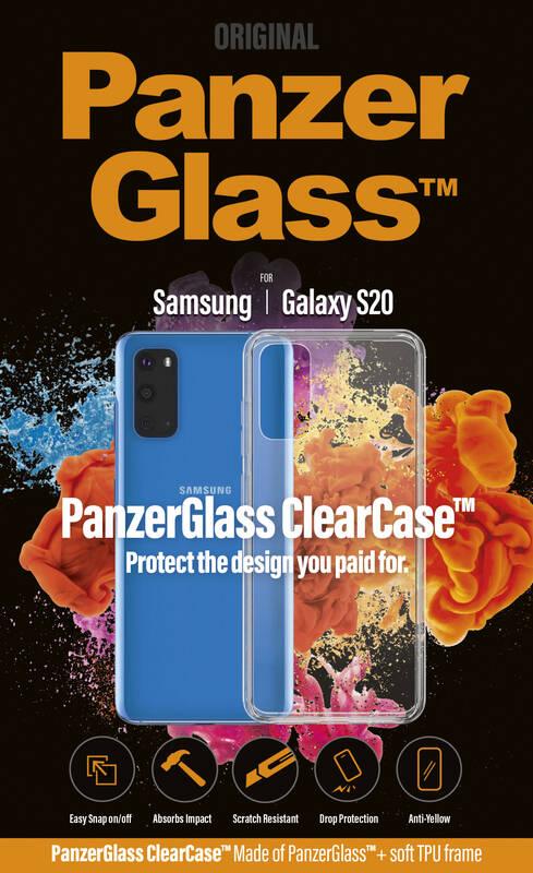 Kryt na mobil PanzerGlass pro Samsung Galaxy S20 průhledný
