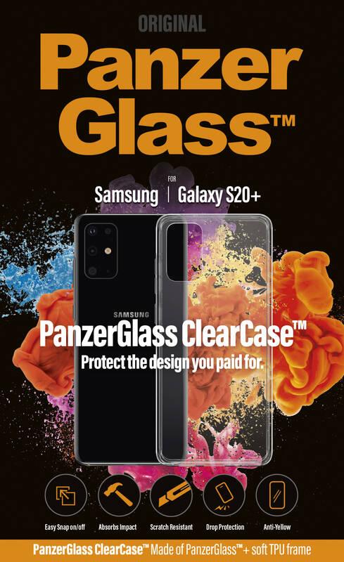 Kryt na mobil PanzerGlass pro Samsung Galaxy S20 průhledný, Kryt, na, mobil, PanzerGlass, pro, Samsung, Galaxy, S20, průhledný