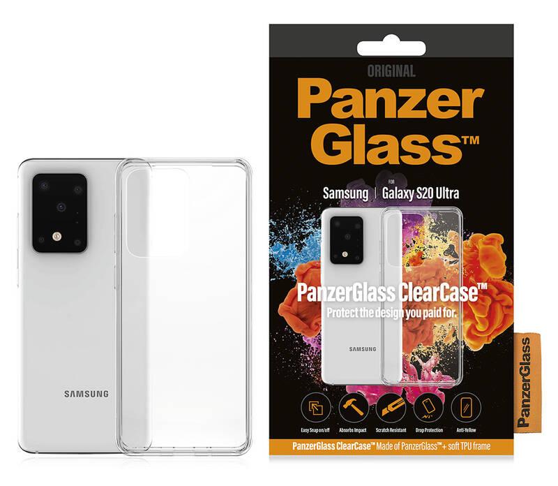 Kryt na mobil PanzerGlass pro Samsung Galaxy S20 Ultra průhledný
