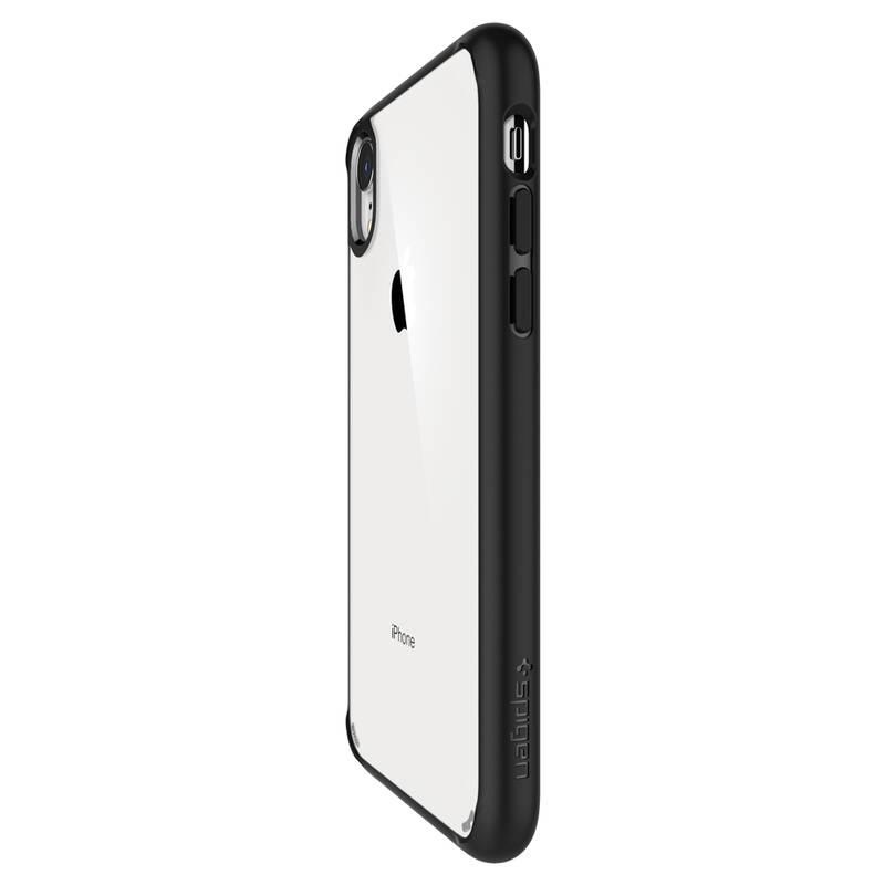 Kryt na mobil Spigen Ultra Hybrid pro Apple iPhone XR černý průhledný