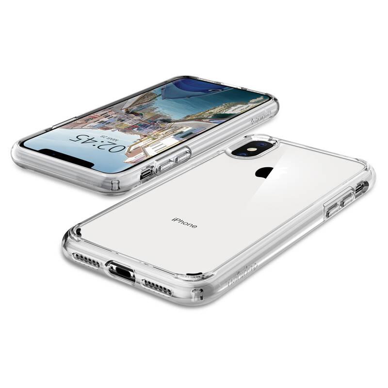 Kryt na mobil Spigen Ultra Hybrid pro Apple iPhone Xs Max průhledný
