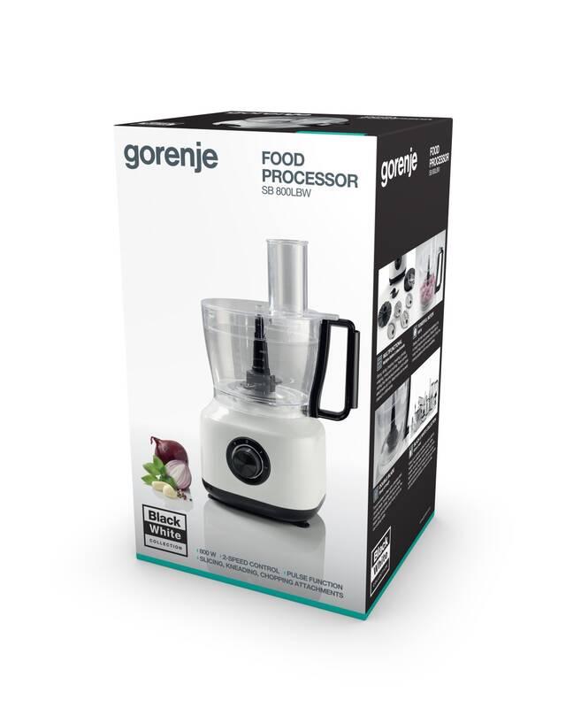 Kuchyňský robot Gorenje Black and white SB800BW černý bílý