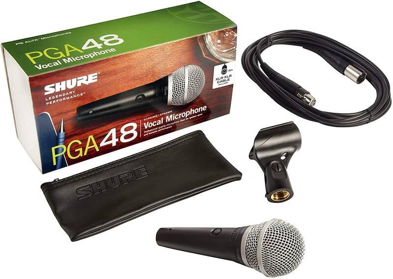 Mikrofon Shure PGA48-XLR-E, Mikrofon, Shure, PGA48-XLR-E