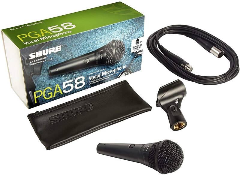 Mikrofon Shure PGA58-XLR-E, Mikrofon, Shure, PGA58-XLR-E
