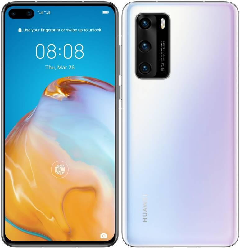 Mobilní telefon Huawei P40 bílý