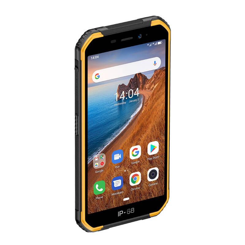 Mobilní telefon UleFone Armor X6 černý oranžový