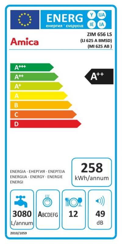 Myčka nádobí Amica MI 625 AB