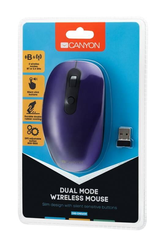 Myš Canyon CNS-CMSW09V fialová