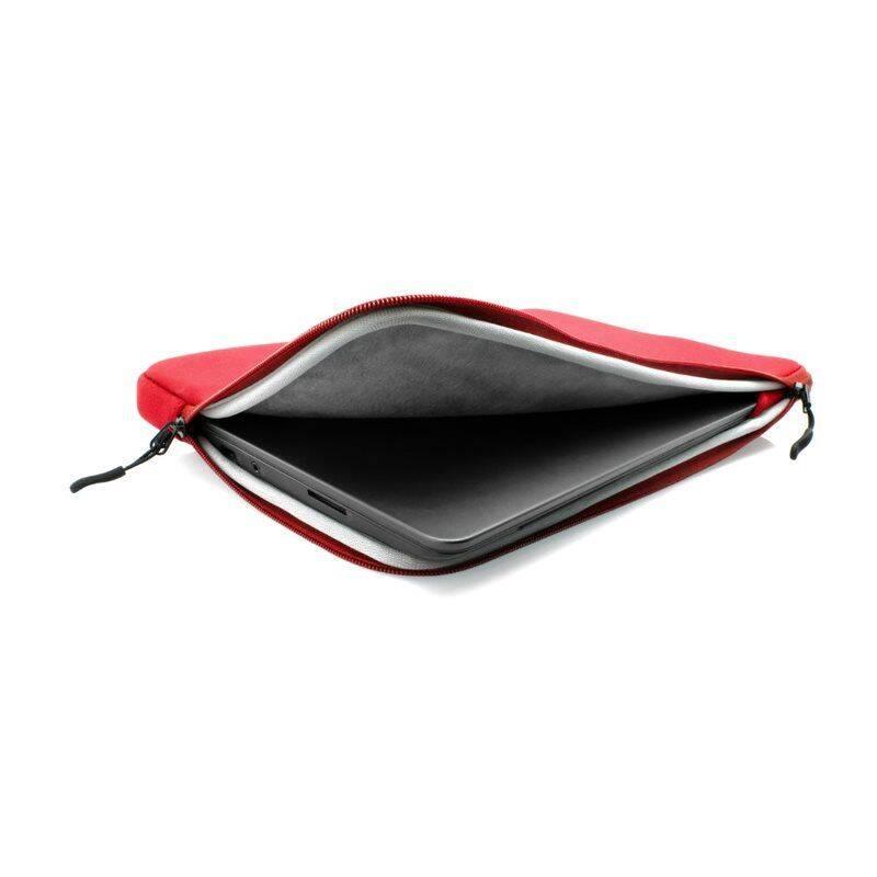 Pouzdro na notebook FIXED Sleeve do 15,6" červené