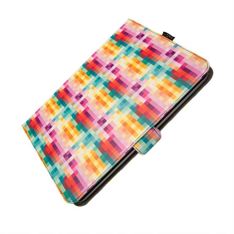 Pouzdro na tablet flipové FIXED Novel pro tablety 10,1" s kapsou pro stylus - Dice