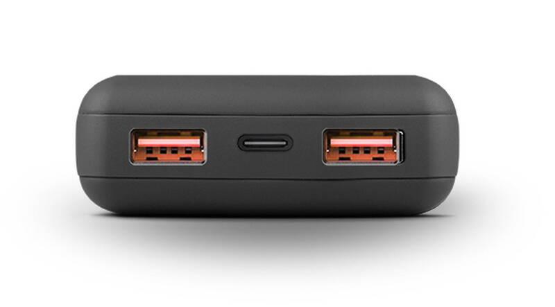 Powerbank Uniq Fuele Max 20000mAH, USB-C PD, 66W šedá